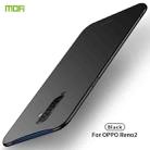 For OPPO Reno2 MOFI Frosted PC Ultra-thin Hard Case(Black) - 1