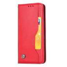 For Google Pixel 4 Knead Skin Texture Horizontal Flip Leather Case with Photo Frame & Holder & Card Slots & Wallet(Red) - 1