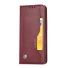 For Google Pixel 4 Knead Skin Texture Horizontal Flip Leather Case with Photo Frame & Holder & Card Slots & Wallet(Wine Red) - 1