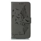 Feather Pattern Litchi Texture Horizontal Flip Leather Case with Wallet & Holder & Card Slots For Huawei Mate 30(Gray) - 1