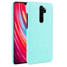 For Xiaomi Redmi Note 8 Pro Shockproof Crocodile Texture PC + PU Case(Light green) - 1