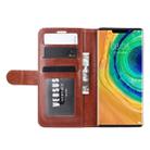 For Huawei Mate 30 Pro R64 Texture Single Fold Horizontal Flip Leather Case with Holder & Card Slots & Wallet(Brown) - 10