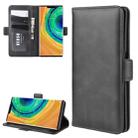 For Huawei Mate 30 Pro Wallet Stand Leather Cell Phone Case with Wallet & Holder & Card Slots(Black) - 1