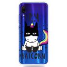 For Xiaomi Redmi Note 7 Pro / Redmi Note7    3D Pattern Printing Extremely Transparent TPU Phone Case(Batman) - 1