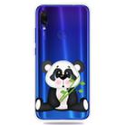 For Xiaomi Redmi Note 7 Pro / Redmi Note7    3D Pattern Printing Extremely Transparent TPU Phone Case(Bamboo Bear) - 1