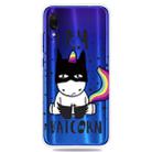 For Xiaomi Redmi 7 / Y3     3D Pattern Printing Extremely Transparent TPU Phone Case(Batman) - 1