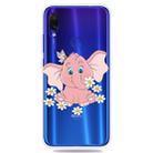 For Xiaomi Redmi 7 / Y3     3D Pattern Printing Extremely Transparent TPU Phone Case(Pink Weevil) - 1