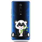 For Xiaomi 9T / 9T Pro / Redmi K20 / Redmi K20 Pro     3D Pattern Printing Extremely Transparent TPU Phone Case(Bamboo bear) - 1