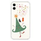 For iPhone 11 Trendy Cute Christmas Patterned Case Clear TPU Cover Phone Cases(Merry Christmas Tree) - 1