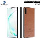 For Galaxy Note10 PINWUYO Pin Rui Series Classical Leather, PC + TPU + PU Leather Waterproof And Anti-fall All-inclusive Protective Shell(Brown) - 1