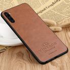 For Galaxy Note10 PINWUYO Pin Rui Series Classical Leather, PC + TPU + PU Leather Waterproof And Anti-fall All-inclusive Protective Shell(Brown) - 2