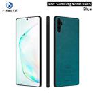 For Galaxy Note10 Pro PINWUYO Pin Rui Series Classical Leather, PC + TPU + PU Leather Waterproof And Anti-fall All-inclusive Protective Shell(Blue) - 1