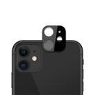 For iPhone 11 mocolo 0.15mm 9H 2.5D Round Edge Rear Camera Lens Tempered Glass Film(Black) - 1