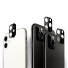 For iPhone 11 Pro Max 2pcs mocolo 0.15mm 9H 2.5D Round Edge Rear Camera Lens Tempered Glass Film(Black) - 6