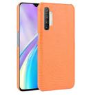 For OPPO Realme XT/X2/K5 Shockproof Crocodile Texture PC + PU Case(Orange) - 1