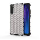 For OPPO Realme 5 Shockproof Honeycomb PC + TPU Case(White) - 1