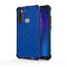 For OPPO Realme 5 Pro Shockproof Honeycomb PC + TPU Case(Blue) - 1