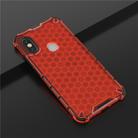 For Galaxy A10s Shockproof Honeycomb PC + TPU Case(Red) - 1