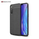 For Realme XT  Litchi Texture TPU Shockproof Case(Black) - 1