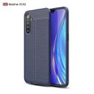 For Realme XT  Litchi Texture TPU Shockproof Case(Navy Blue) - 1