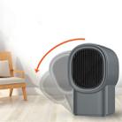 Home Heater Dormitory Small Silent Hot Air Blower(Gray) - 3