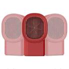 Home Heater Dormitory Small Silent Hot Air Blower(Red) - 8