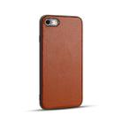 For iPhone SE 2022 / SE 2020 / 8 / 7  Litchi  PU Leather Anti-falling TPU Protective Case(Brown) - 1