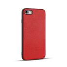 For iPhone SE 2022 / SE 2020 / 8 / 7  Litchi  PU Leather Anti-falling TPU Protective Case(Red) - 1