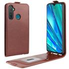 For OPPO Realme 5 Pro / Realme Q Crazy Horse Vertical Flip Leather Protective Case(Brown) - 1