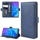For OPPO Realme 5 Dual-side Magnetic Buckle Horizontal Flip Leather Case with Holder & Card Slots & Wallet & Photo Frame(Dark Blue) - 1