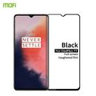 For Oneplus 7T MOFI 9H 2.5D Full Screen Tempered Glass Film(Black) - 1