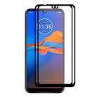 For Motorola Moto E6 Plus 2 PCS ENKAY Hat-prince Full Glue 0.26mm 9H 2.5D Tempered Glass Full Coverage Film - 1