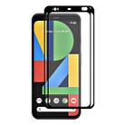 For Google Pixel 4 XL 2 PCS ENKAY Hat-prince Full Glue 0.26mm 9H 2.5D Tempered Glass Full Coverage Film - 1