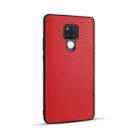 For Huawei Mate 20X Lychee Grain Cortex Anti-falling TPU Mobile Phone Shell Protective Case(Red) - 1