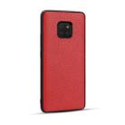 For Huawei Mate20 Pro Lychee Grain Cortex Anti-falling TPU Mobile Phone Shell Protective Case(Red) - 1