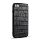 For iPhone SE 2022 / SE 2020 / 8 / 7 Crocodile Pattern TPU Shatter-resistant Mobile Phone Case(Black) - 1
