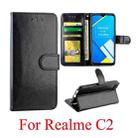 For OPPO Realme C2 Crazy Horse Texture Horizontal Flip Leather Case with Holder & Card Slots & Wallet & Photo Frame(Black) - 1