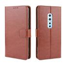 For Vivo V17 Pro Retro Crazy Horse Texture Horizontal Flip Leather Case , with Holder & Card Slots & Photo Frame(Brown) - 1