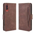 For Galaxy A70s Wallet Style Skin Feel Calf Pattern Leather Case ，with Separate Card Slot(Brown) - 1