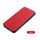 For iPhone 11 Pro Max Integrated Electricity Pressing Retro Texture Magnetic TPU+PU Leather Case with Card Slot & Holder(Red) - 4