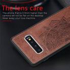 For Galaxy S10+ Embossed Mandala Pattern PC + TPU + Fabric Phone Case with Lanyard & Magnetic(Black) - 7