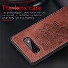 For Galaxy S10e Embossed Mandala Pattern PC + TPU + Fabric Phone Case with Lanyard & Magnetic(Gray) - 8