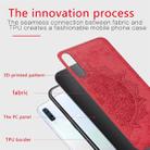 For Galaxy A70 Embossed Mandala Pattern PC + TPU + Fabric Phone Case with Lanyard & Magnetic(Red) - 4