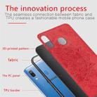 For Galaxy A30 & A20 Embossed Mandala Pattern PC + TPU + Fabric Phone Case with Lanyard & Magnetic(Red) - 4