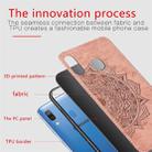 For Galaxy A30 & A20 Embossed Mandala Pattern PC + TPU + Fabric Phone Case with Lanyard & Magnetic(Rose Gold) - 4