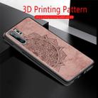 For Huawei P30 Pro Embossed Mandala Pattern PC + TPU + Fabric Phone Case with Lanyard & Magnetic(Black) - 8