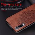 For Huawei P30 Embossed Mandala Pattern PC + TPU + Fabric Phone Case with Lanyard & Magnetic(Black) - 5