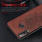 For Huawei P30 Lite & Nova 4E Embossed Mandala Pattern PC + TPU + Fabric Phone Case with Lanyard & Magnetic(Black) - 5
