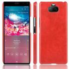 For Sony Xperia 8  Shockproof Litchi Texture PC + PU Case(Red) - 1