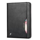 For iPad 10.2 Knead Skin Texture Horizontal Flip Leather Case with Photo Frame & Holder & Card Slots & Wallet(Black) - 1